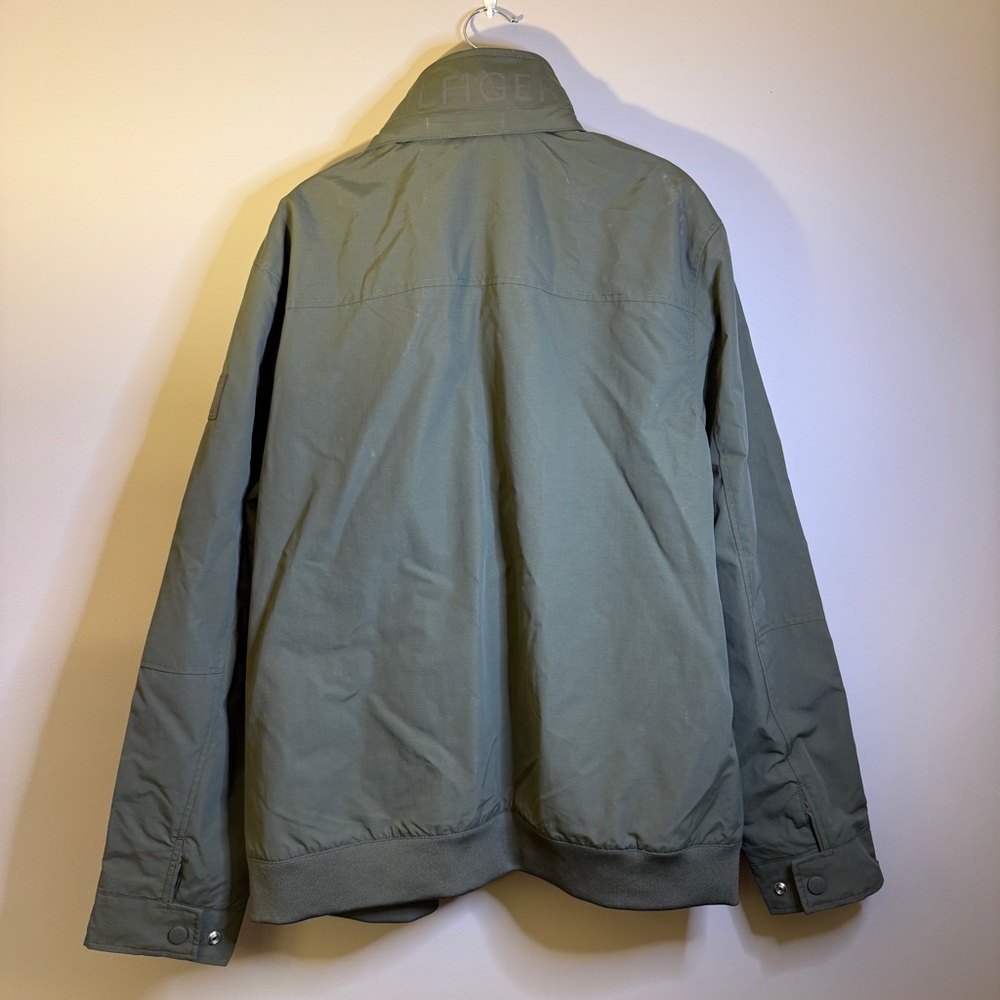 NWT Tommy Hilfiger Olive Green Military Jacket - Picture 2 of 10